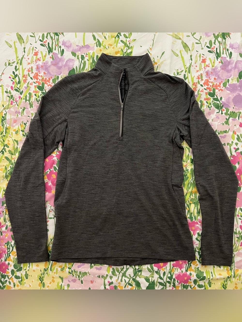 lululemon athletica Men's Dark Charcoal Quarter-Zip Pullover